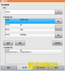 <b>選項(xiàng)卡 【觸發(fā)器】在工業(yè)機(jī)器人KRC 4的作用</b>